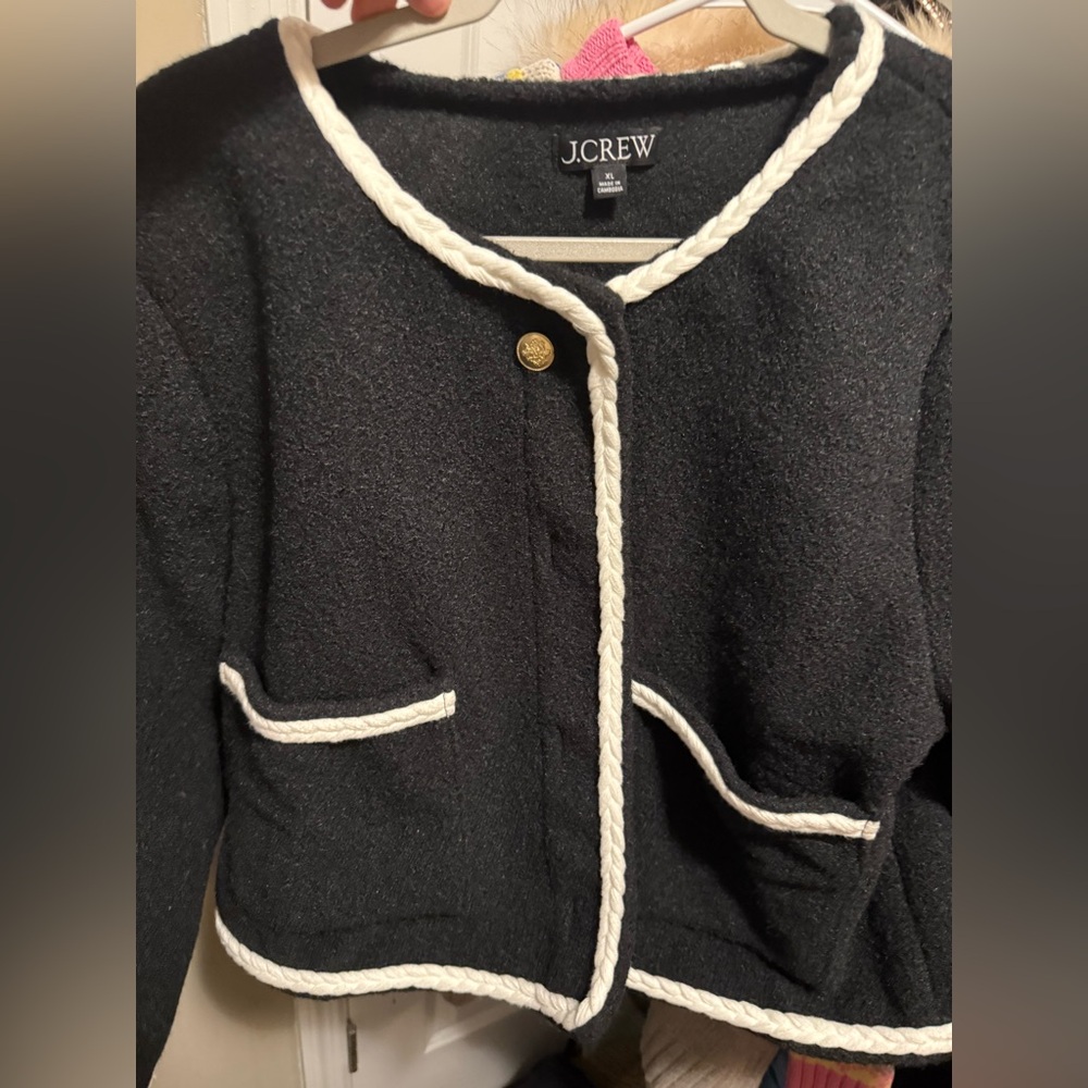 J. Crew Cropped bouclé yarn lady jacket - Picture 2 of 6